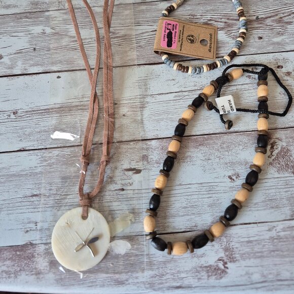 NWT Firefly Bundle Beaded Necklaces and Anklet - Picture 1 of 8